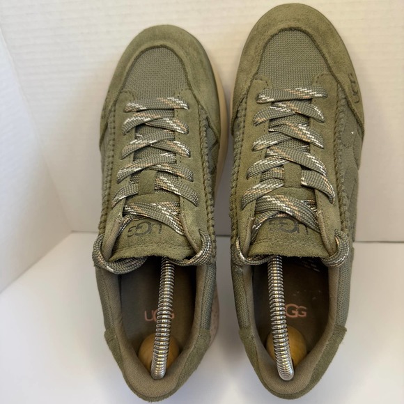 UGG Marin Logo Embossed Platform Sneaker in Burnt Olive - Picture 6 of 10